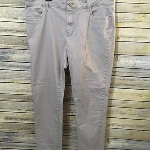 Gap soft gray skinny pants